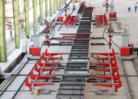 Roller Conveyor Line Produksi Heavy Duty, 2,5 T / m Memuat Transfoming H Beam Line