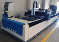 Efisiensi Tinggi CNC Laser Cutting Machine 2000W 1500 X 6000mm Untuk Aluminium