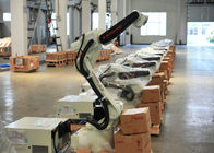 350A 500A Sistem Pengelasan Robot Untuk Kursi Meja Logam Kaki 6,5 &amp;#39;&amp;#39; Warna Layar LED