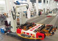 Stasiun Sistem Pengelasan Otomatis Robot Untuk Baki Aluminium / Pengelasan Palet Aluminium