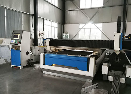 kualitas  2KW-40KW Tube and Plate Integrated Fiber Laser Cutting Machine pabrik