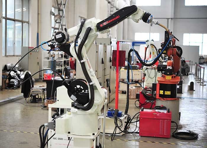 Sistem Otomatisasi Robotic Stainless Steel, Pipa Knalpot Lengan Robot Auto Arm Mesin
