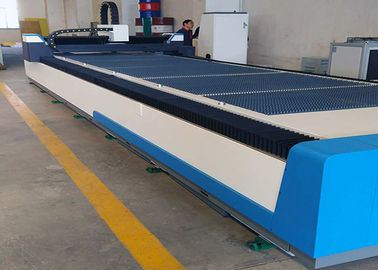 Efisiensi Tinggi CNC Laser Cutting Machine 2000W 1500 X 6000mm Untuk Aluminium