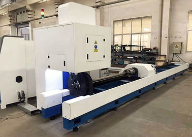 1000W Tube CNC Pipe Cutting Machine Dengan Raycus IPG Fiber Laser Power Air Cooling