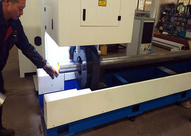 Air Pendingin 500W CNC Steel Pipe Cutting Machine Raycus IPG Fiber Laser Power