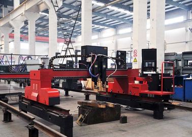 Gantry Type CNC Plasma Gas Cutting Machine dengan 1 Gas Torch 1 Plasma Torch