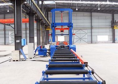 Jalur Produksi Hidrolik H Beam Pemusatan Otomatis 2500mm Ketinggian Web 9.5 KW Input