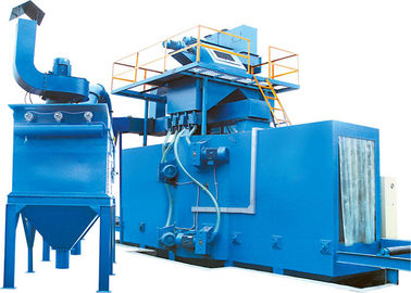 Metal Shot H Beam Line Produksi Peledakan Membersihkan Untuk Profil Baja 800X1600mm