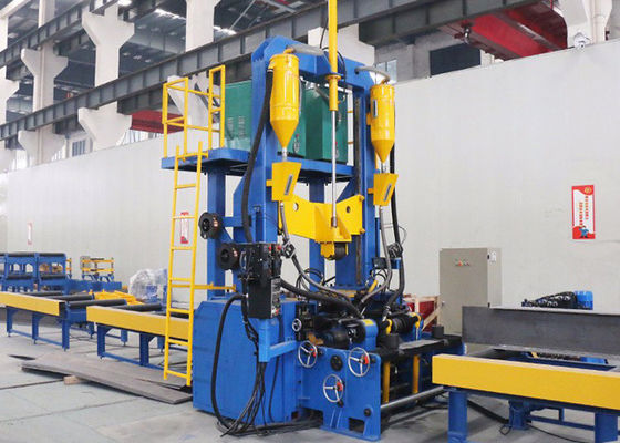 ZHJ0815 Disesuaikan H Beam Welding Line Steel Majelis Welding Straightening Machine