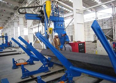 Otomatis Jenis Kantilever SAW Welding Machine, Struktur Baja H Beam Assembly Machine
