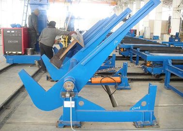 60 Derajat H Beam Line Produksi Menjungkirbalikkan Mesin Adjustable Welding Speed