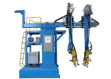Cantilever Type Back Mesin Las CO2, Mesin Perakitan Kotak Baja Otomatis