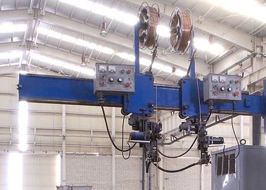 Electro - Slag Box Beam Line Produksi Cantilever Type Nozzle Meleleh 0.55KW Daya Motor