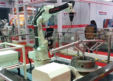 Flange Pipe Robotic Welding Equipment Untuk Metal Tube Produk 380V 3PH 50HZ