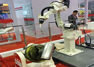 Flange Pipe Robotic Welding Equipment Untuk Metal Tube Produk 380V 3PH 50HZ