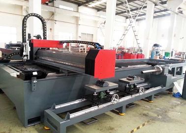 CNC Tabung Laser Logam Cutting Peralatan Lembar Khusus Galvanized Sheet 1000W