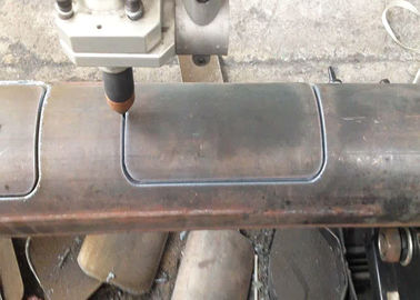 Lampu Pintu Mesin Pemotong Tabung Laser, Pemotong Pipa CNC Warna Kustom 50 Hz