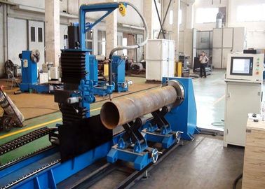 CNC4 Api Plasma Tabung Cutting Machine Tegangan Disesuaikan 200-1400mm Diameter Pipa