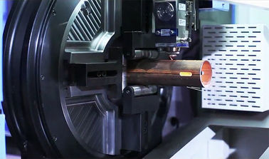 Mesin Pemotong Pipa CNC Otomatis Serat Logam Stainless Steel Laser 380V / 50Hz