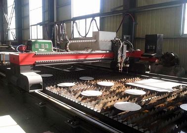CNC Gantry Type Gas dan Mesin Pemotong Plasma 1 Obor Gas 1 Obor Plasma