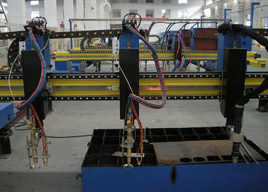 2 Gas Torch Gantry CNC Mesin Pemotong Gas Plasma 1 Plasma Torch Multi Bahasa Operasi