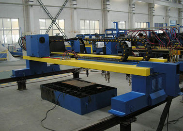 2 Gas Torch Gantry CNC Mesin Pemotong Gas Plasma 1 Plasma Torch Multi Bahasa Operasi