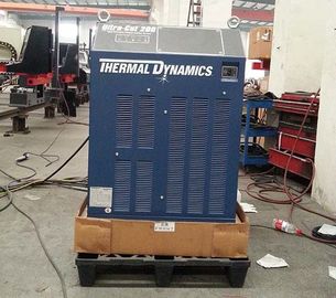 Mode Penggerak Sisi Ganda Panasonic CNC Plasma Gas Plate Cutter dengan Plasma Bevel Cutting