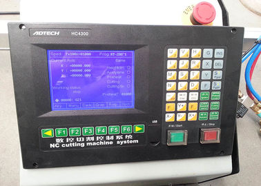 Disesuaikan CNC Plasma Cutting Machine 1500X6000mm Dengan LCD7 &amp;quot;Layar TFT Warna