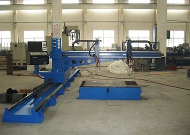 Disesuaikan Gas CNC Plasma Cutting Machine CNC3-2500X6000 Jenis kantilever Ganda Gas Obor