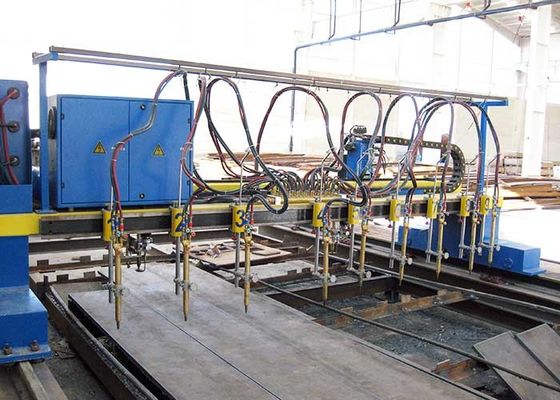 CNC5-4000X12000 Gantry Type Strip Flame Cutting Machine untuk lini produksi H Beam