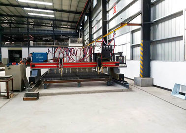 CNC5-4000X14000 Gantry Type Multi-head Strip Flame dan Mesin Pemotong Plasma