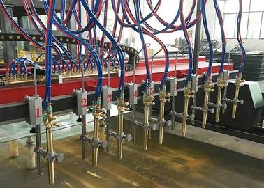 CNC Gantry Type Strip Flame dan Plasma Cutting Machine untuk lini produksi H Beam