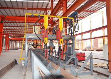 Baja Otomatis H Beam Line Produksi Flux Pemulihan Sistem Kontrol AC Inveter