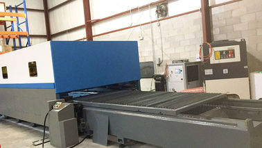 Tutup Penutup Cnc Laser Steel Cutting Machine 380V 50Hz / 60Hz Acid Wash Plate