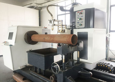 6 Sumbu Memotong CNC Plasma Pipe Cutting Machine 60-600mm Diameter Pipa