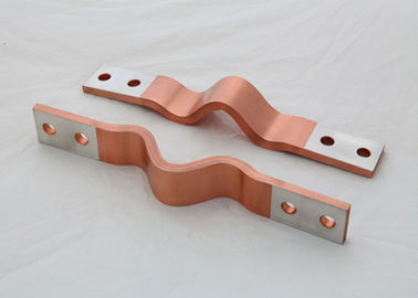 CE Fleksibel Shunt Tembaga, Tembaga Foil Connector Untuk Koneksi Listrik
