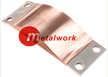 CE Fleksibel Shunt Tembaga, Tembaga Foil Connector Untuk Koneksi Listrik
