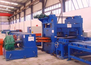 Uncoiling Leveling Coil Cutting Machine Memotong Garis Panjang 5x1250 Untuk Tiang Cahaya