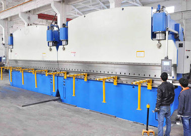 320 T CNC Sinkronisasi Tandem Tekan Mesin Bending Rem Mulai Dari Plat Trapesium