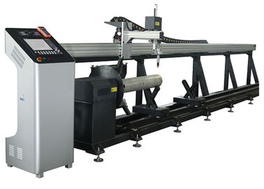 Tube Master 2 Axis CNC Plasma Mesin Pemotong Pipa Baja Ringan dengan Motor Panasonic